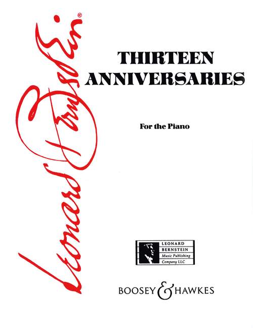 Leonard Bernstein: 13 Anniversaries (piano solo) 鋼琴獨奏