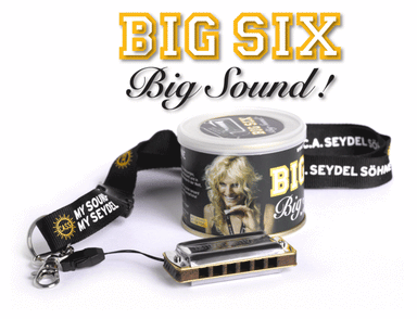 Seydel Big Six Blues Classic, 6-holes Diatonic Harmonica