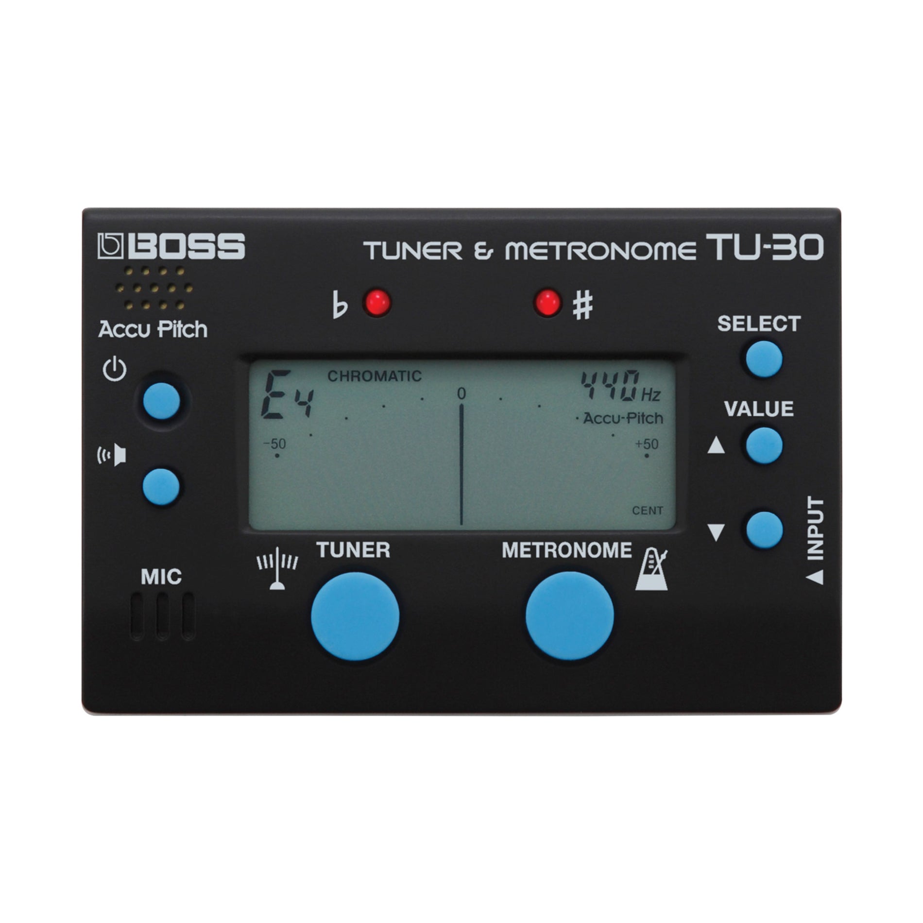 BOSS TU30 Chromatic Tuner & Metronome