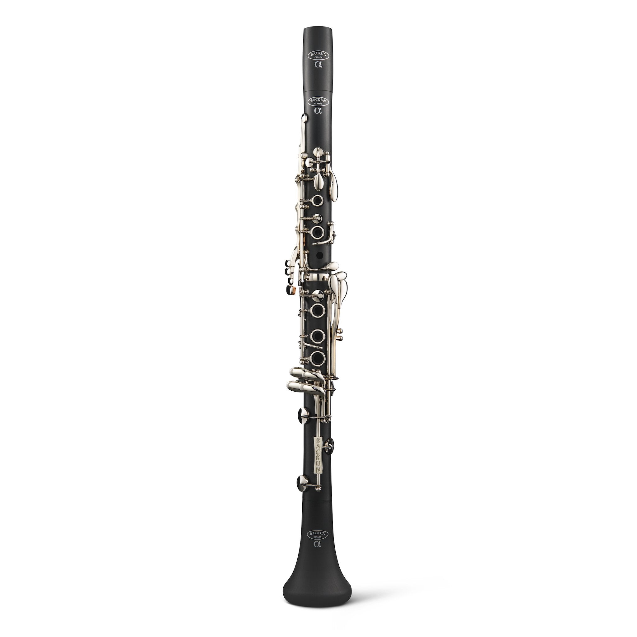 Backun Alpha Bb Clarinet (Synthetic Body and Nickel Keys)
