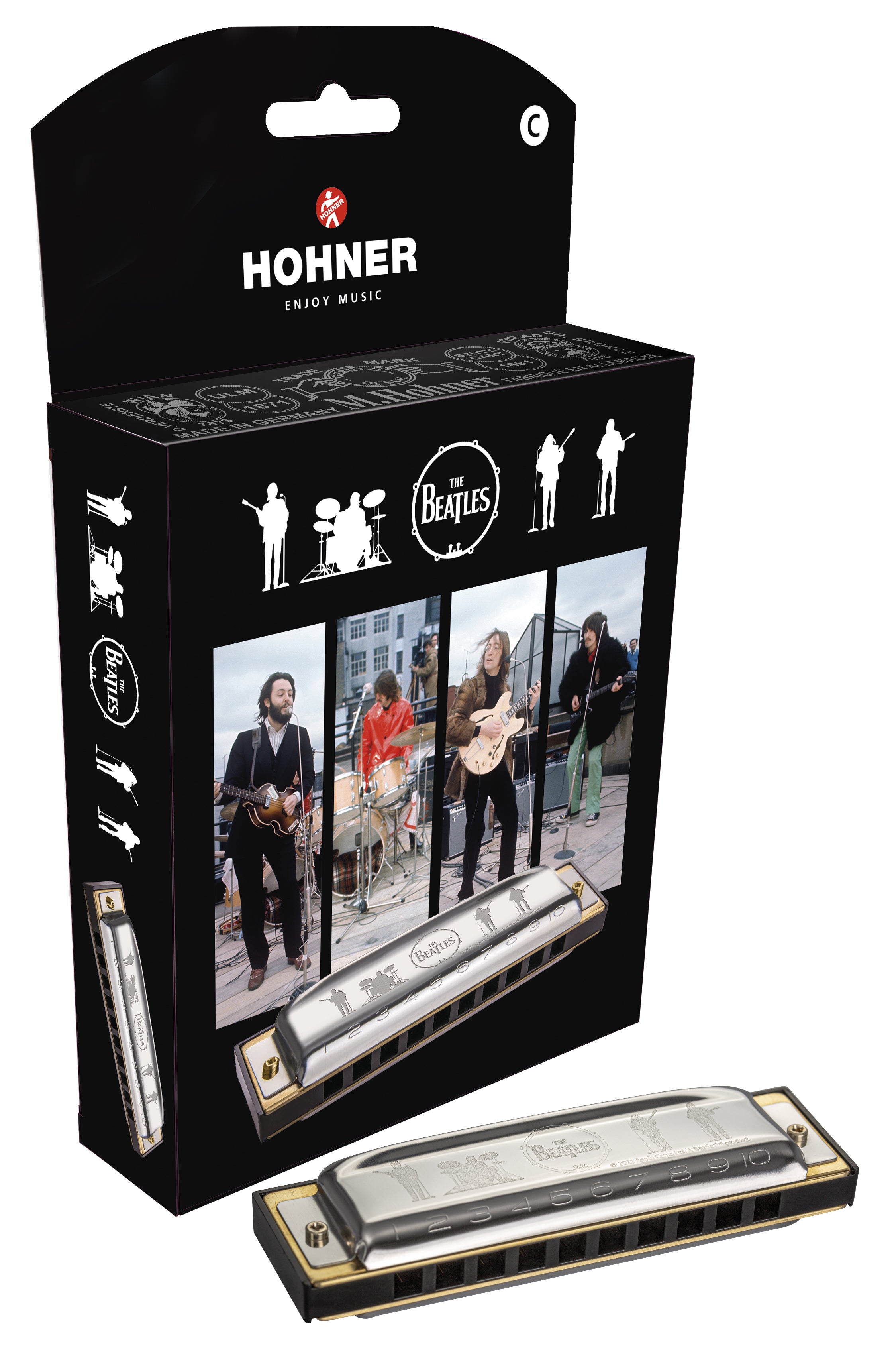 Hohner The Beatles 10孔口琴, C調10-hole Harmonica, Key of C — Tom