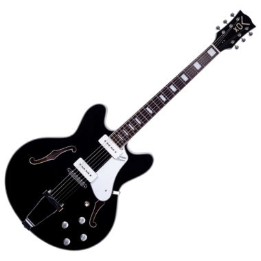 Vox Bobcat V90 Semi-Hollow Body Guitar (Black)