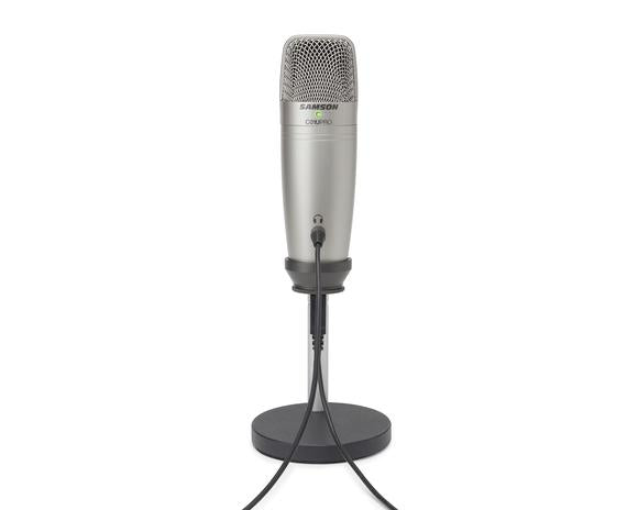 Samson C01U Pro Podcasting Pack - USB Studio Condenser Microphone with Accessories