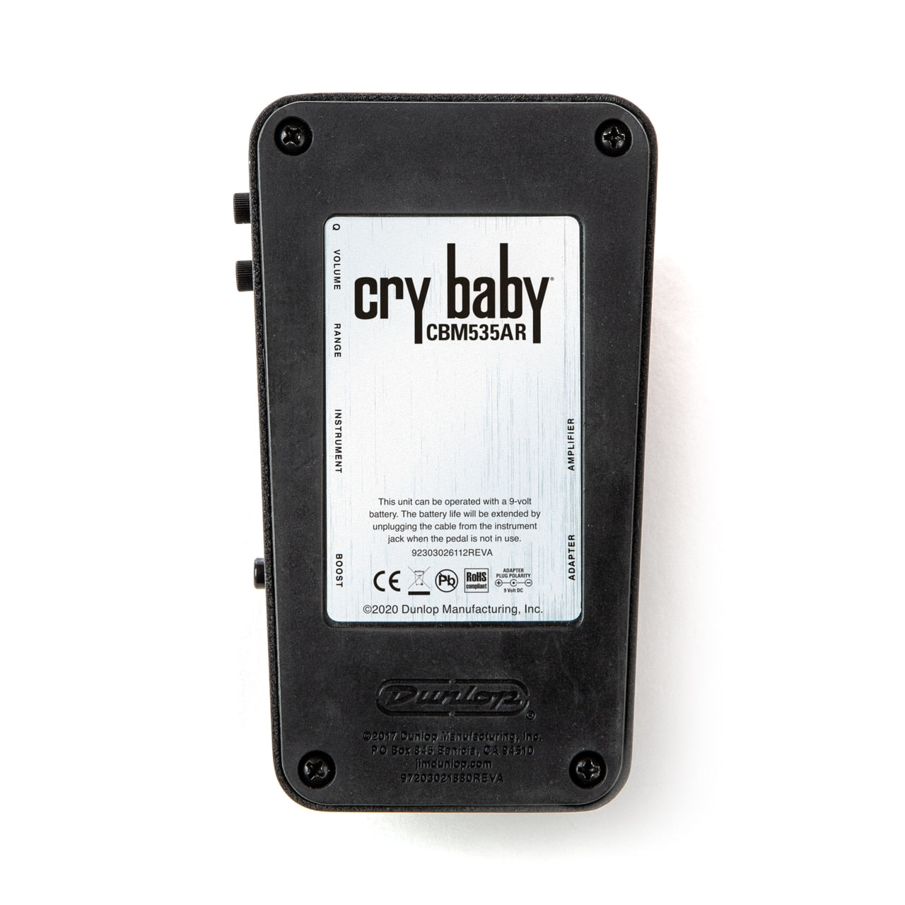 Dunlop CRYBABY® Q Mini 535Q Auto-return Wah (CBM535AR)