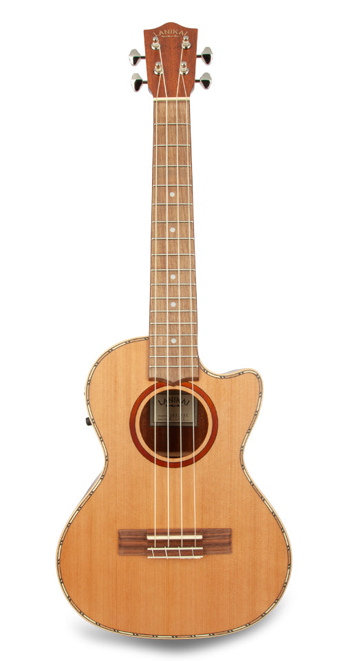 Lanikai, Cedar Solid Top Tenor A/E, Ukulele