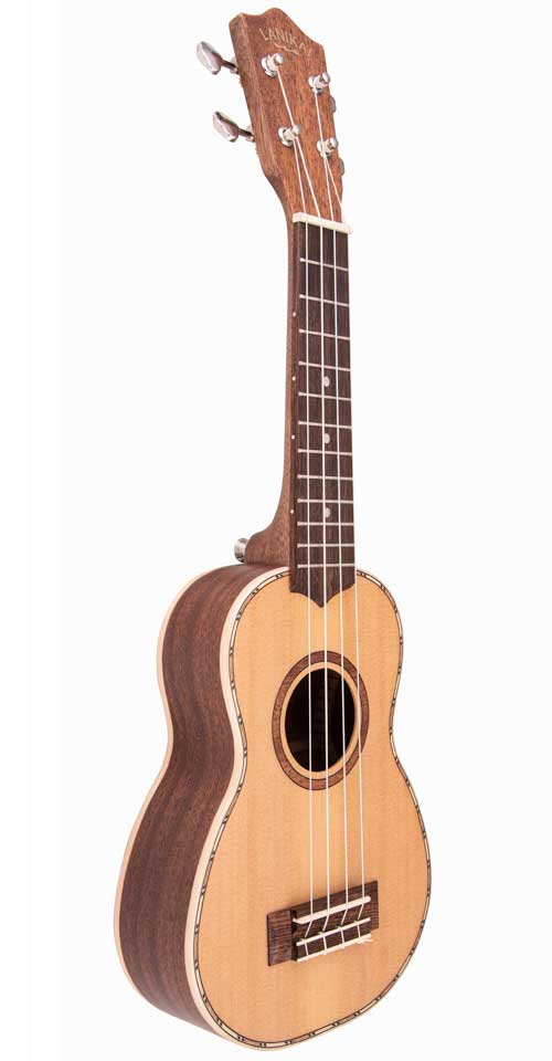Lanikai CDST-S Cedar Solid Top Soprano Ukulele