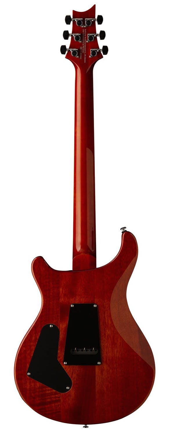 PRS SE Series Custom 24 Electric Guitar (Exotic Top Burled Ash Vintage Sunburst)