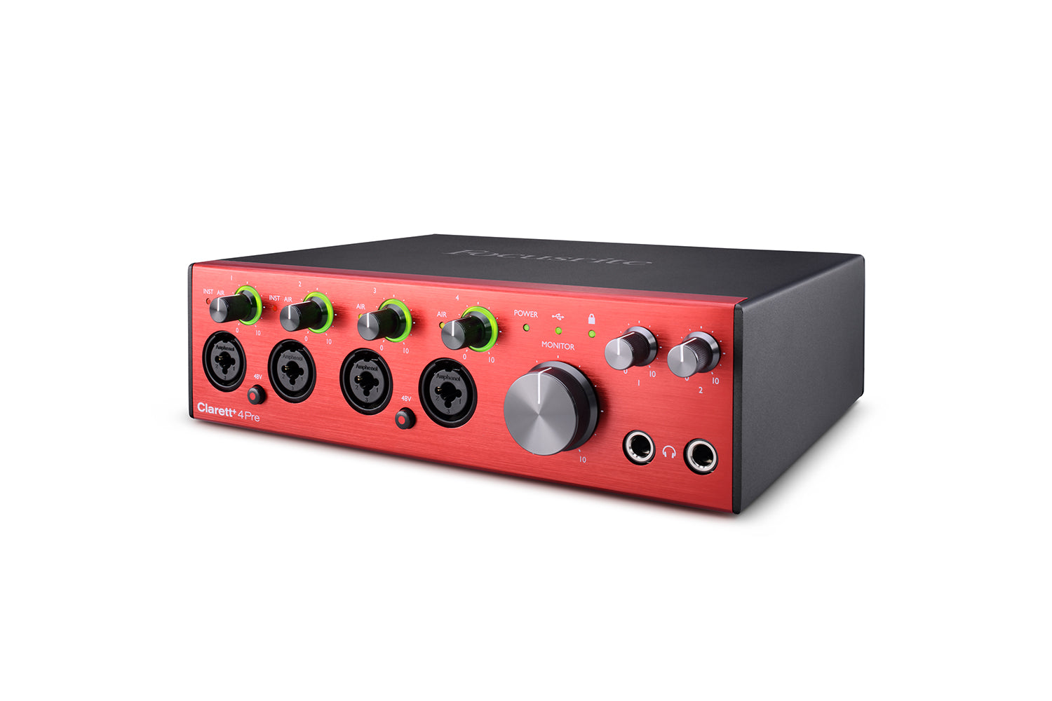 Focusrite Clarett+ 4Pre | 18-in / 8-out Audio Interface