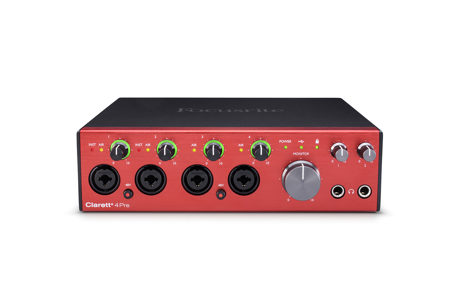 Focusrite Clarett+ 4Pre | 18-in / 8-out Audio Interface