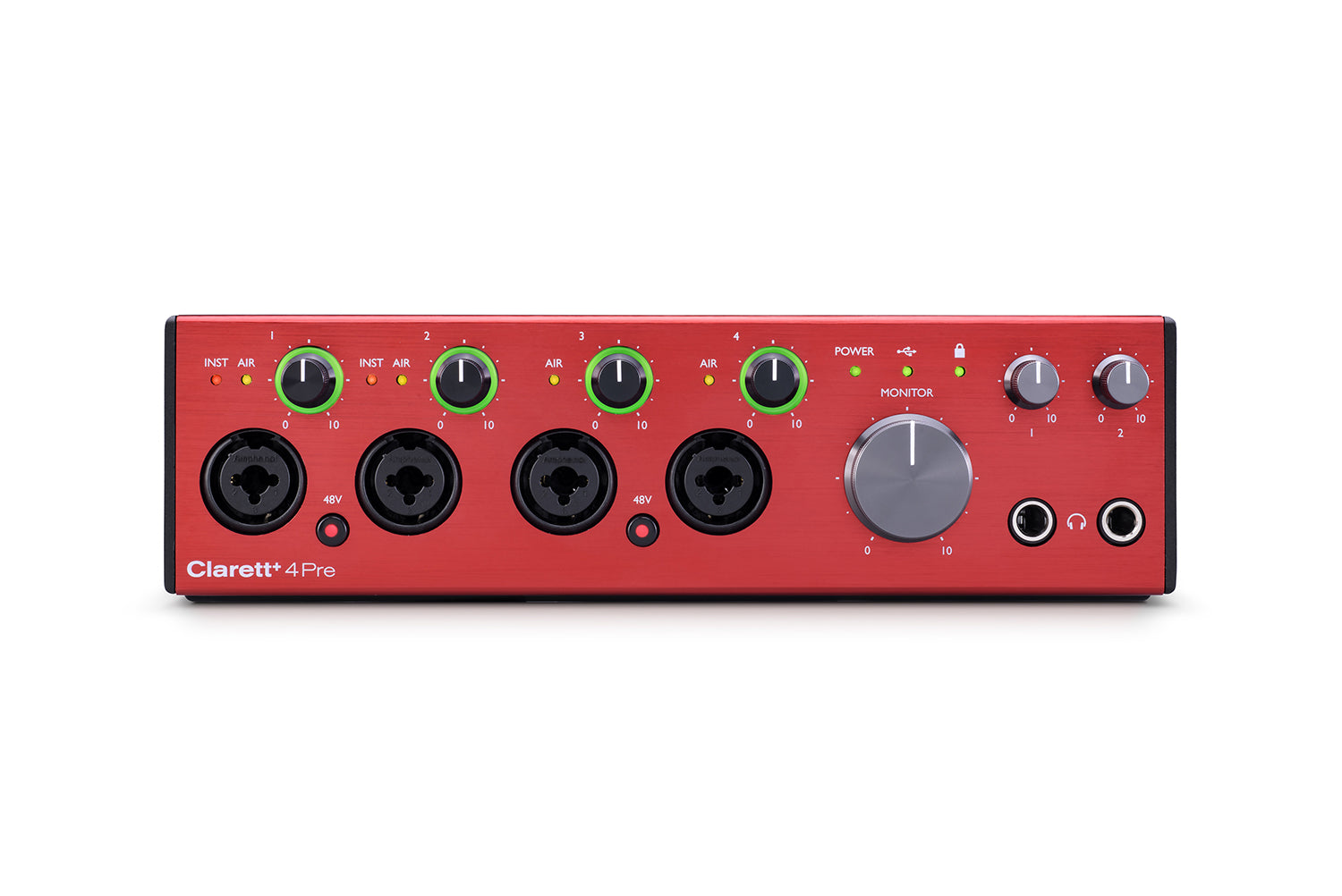 Focusrite Clarett+ 4Pre | 18-in / 8-out Audio Interface
