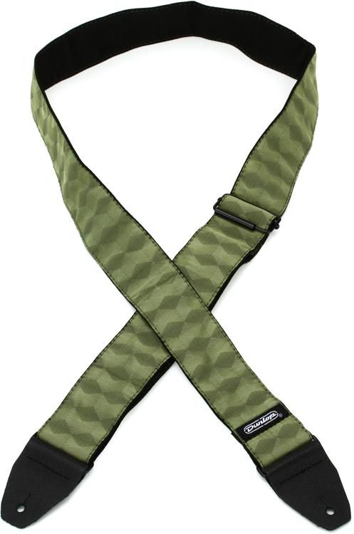 Jim Dunlop, D6710, Jacquard Hexagon Echo Olive, Guitar Strap