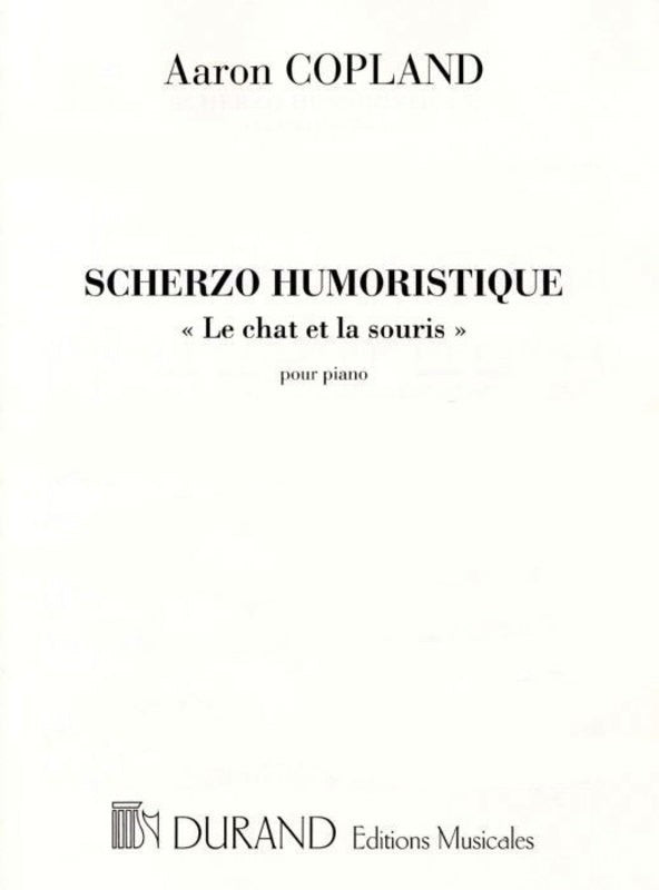 Copland Scherzo Humoristique Cat and the Mouse for Piano