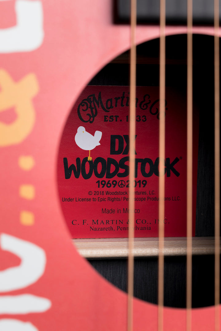 C. F. Martin CMDXWS - DX WOODSTOCK 50TH Anniversary Electric Acoustic Guitar木結他