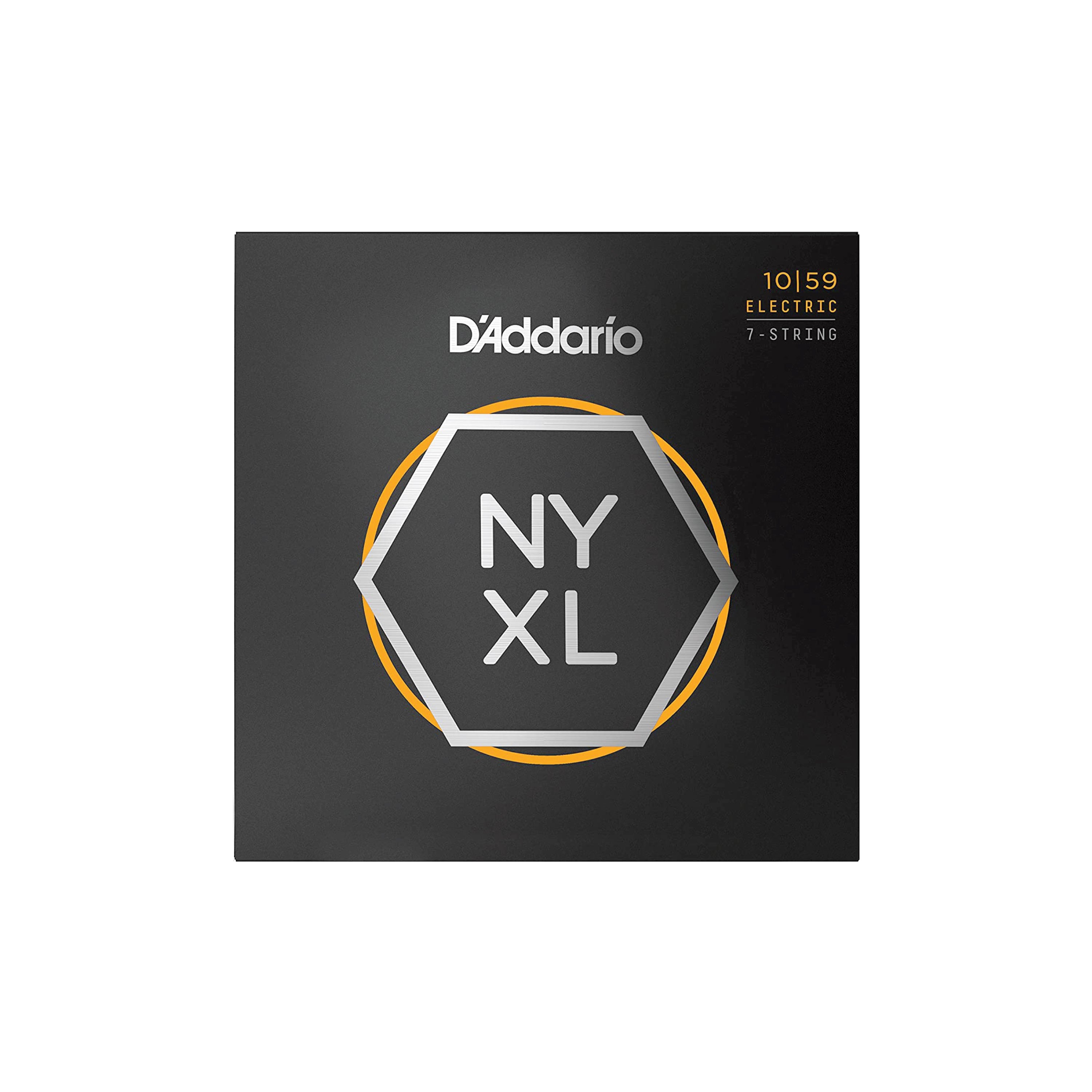 D'Addario, NYXL1059, 7-string, Regular Light Set, 電結他弦線