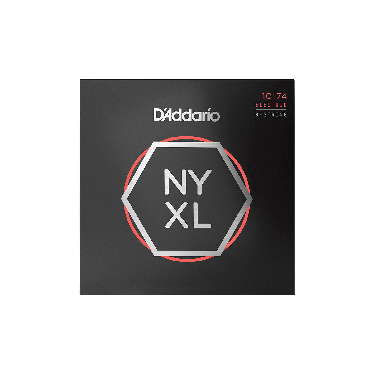 D'Addario, NYXL1074, 8-string-Light Top/Heavy Bottom Set, Electric