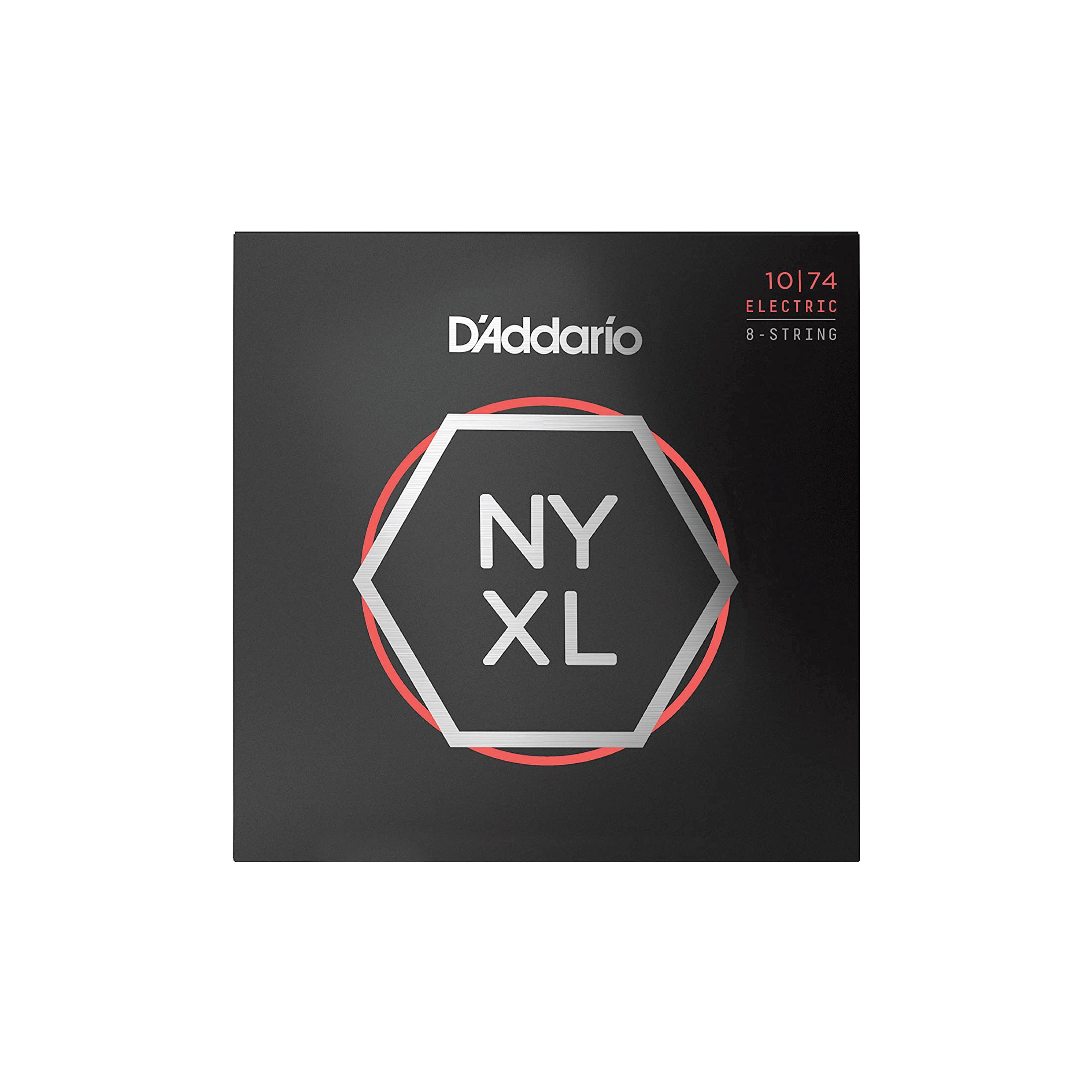 D'Addario, NYXL1074, 8-string-Light Top/Heavy Bottom Set, 電結他弦線