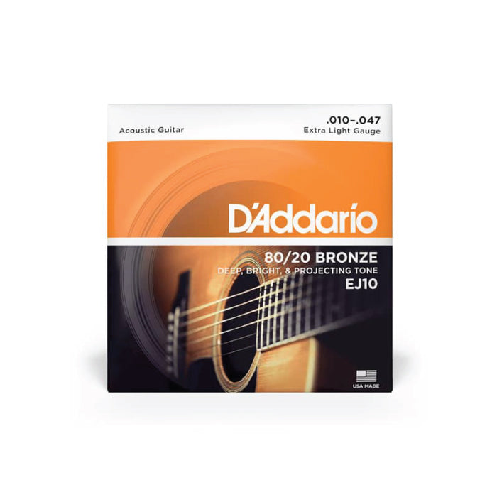 D'addario EJ10 Acoustic Guitar String Set