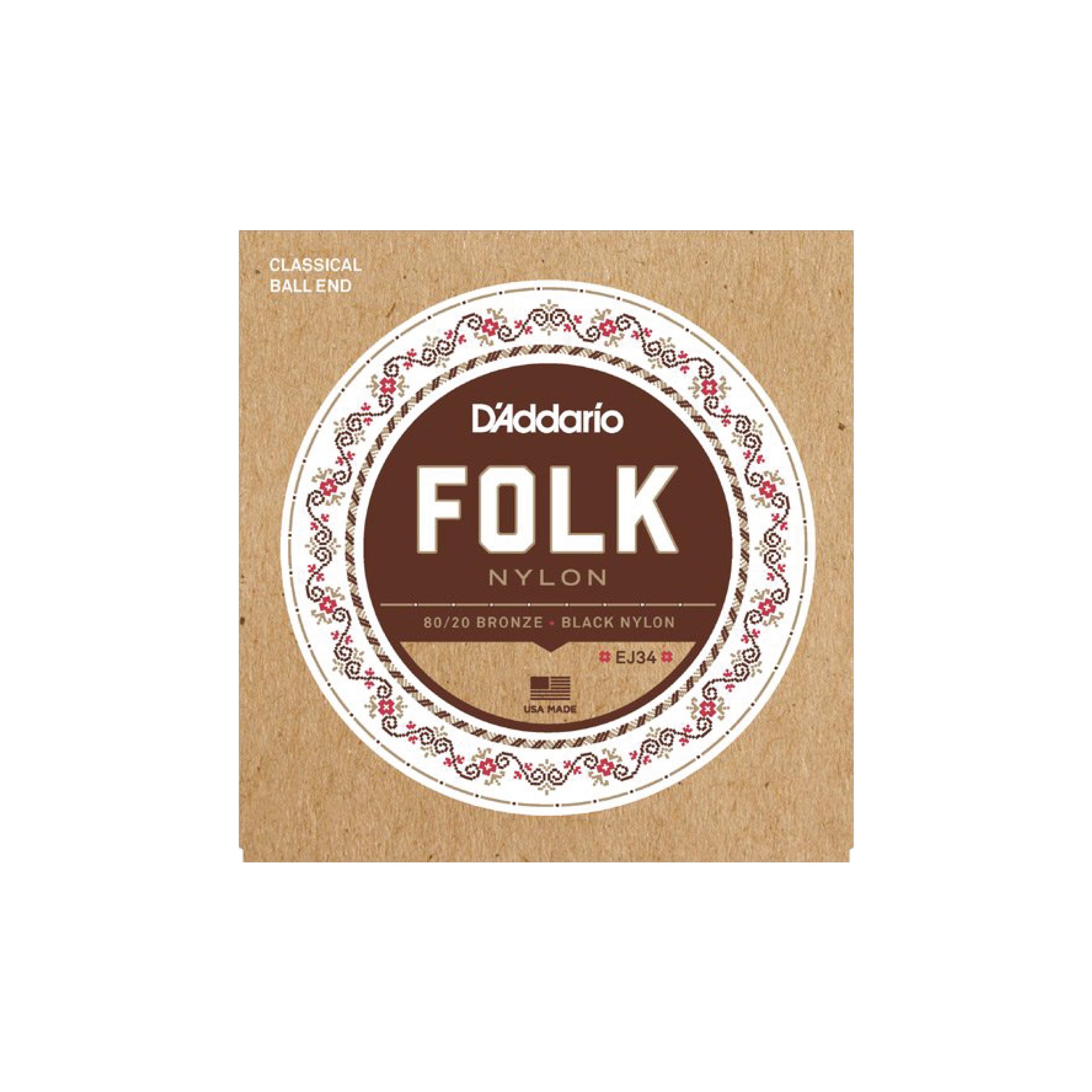 バイオリン一式 cardinal strings Tokyo Anno D'addario EJ34 folk Nylon/Classical Guitar Strings Set — Tom Lee Music