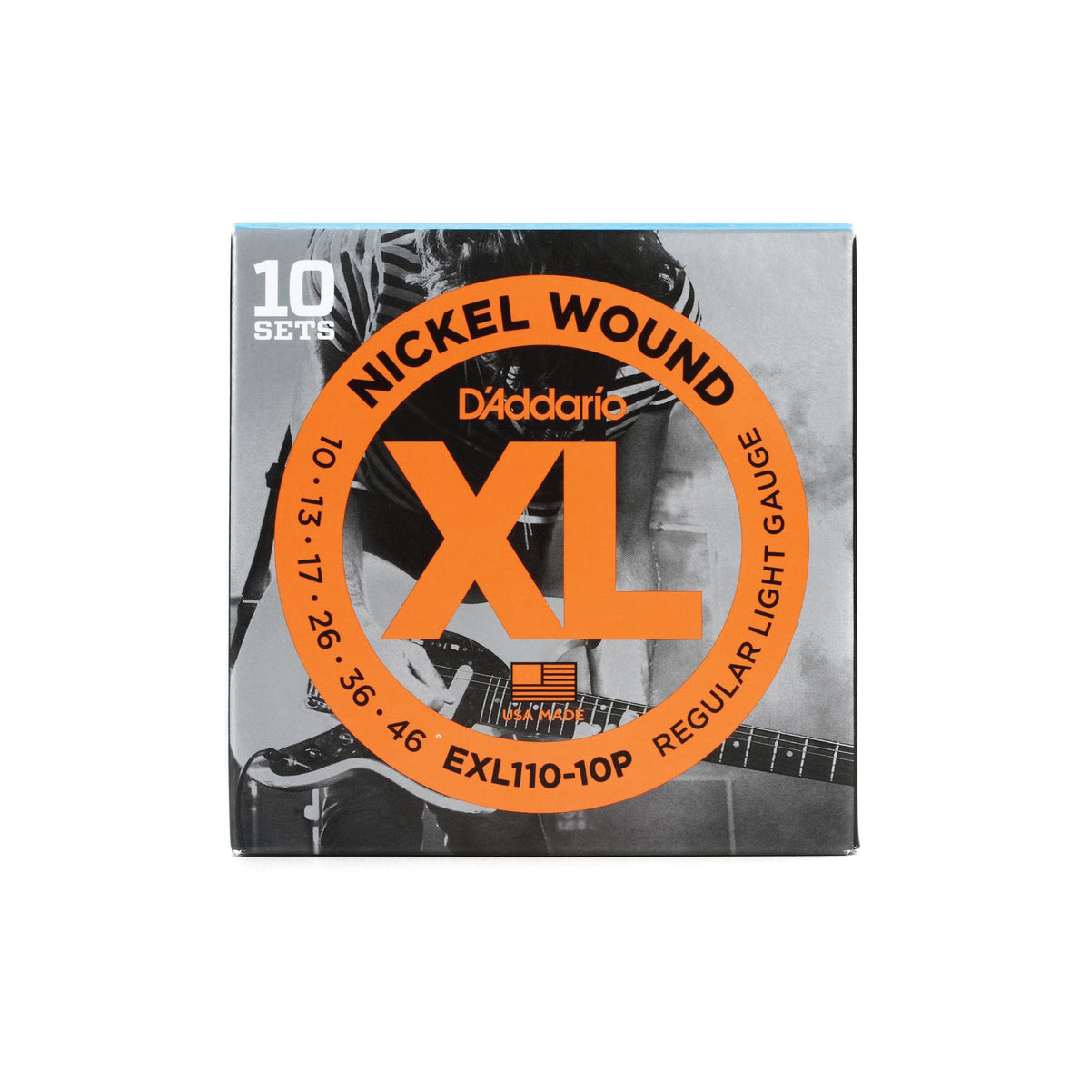 D'addario EXL110 10-46 Regular Light String Set (10 pack) — Tom