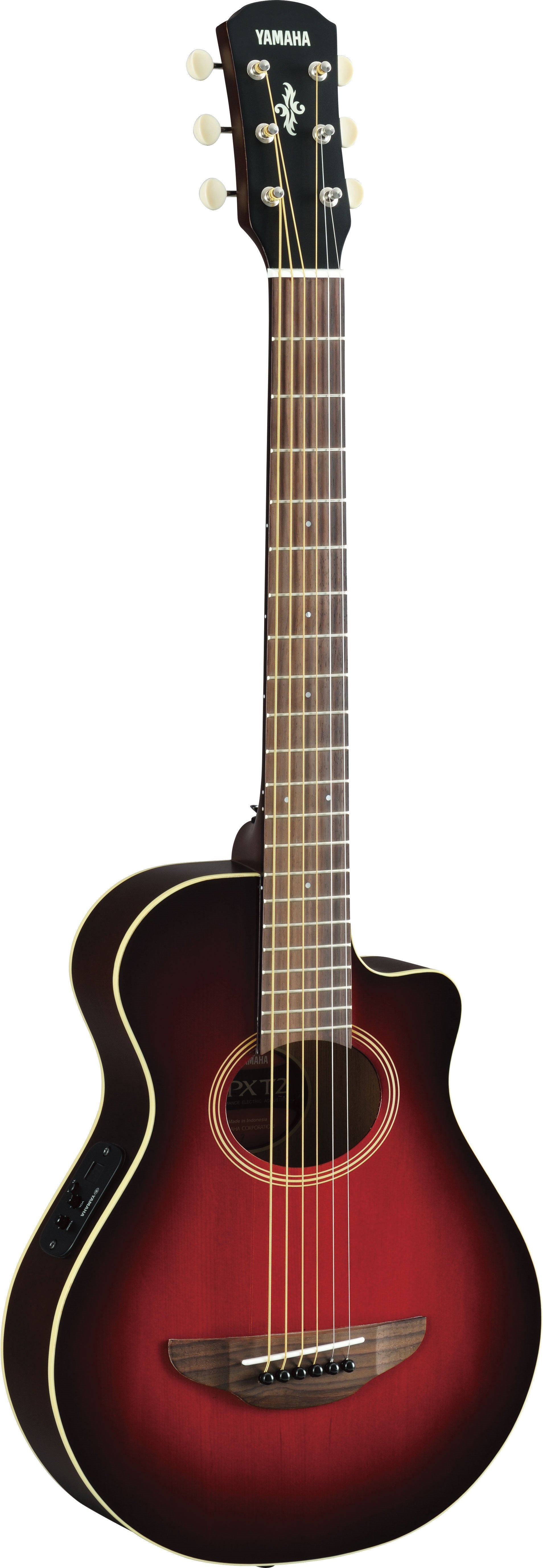 Yamaha APXT2 3/4 size acoustic-electric guitar (Dark Red Burst) 電木結他