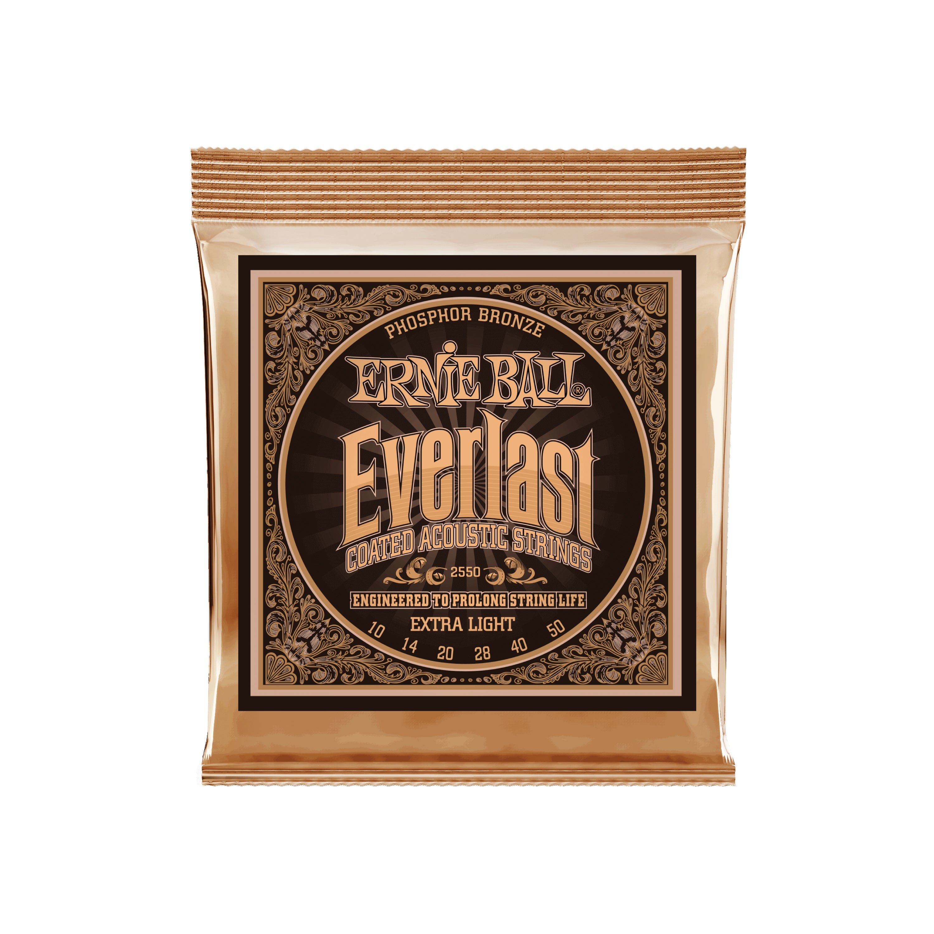 Ernie Ball, 2550, Everlast Acoustic Phosphor Bronze Extra Light, 結他弦線