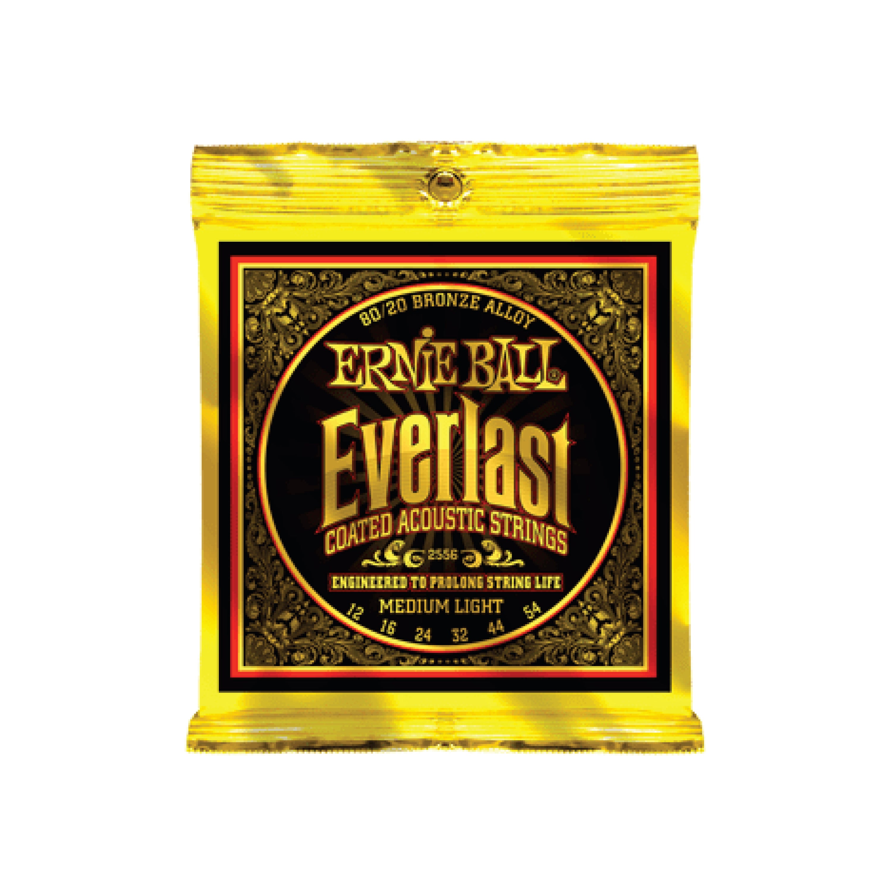 Ernie Ball, 2556, Everlast Acoustic 80/20 Bronze Medium, 結他弦線