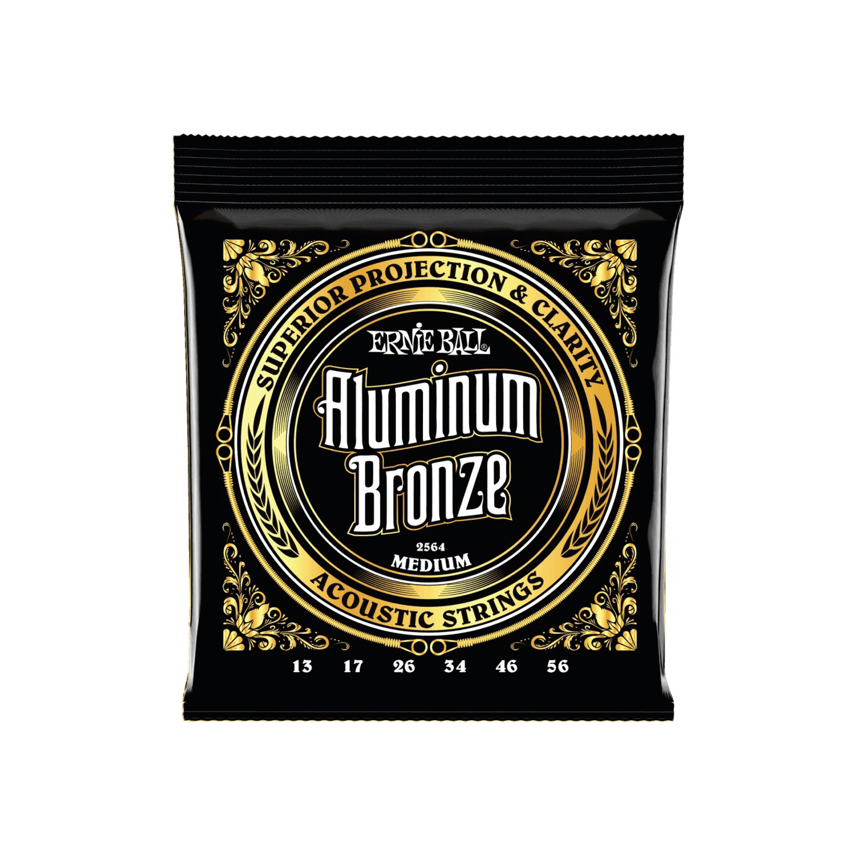 Ernie Ball, 2564, Acoustic Aluminium Bronze Medium, 結他弦線