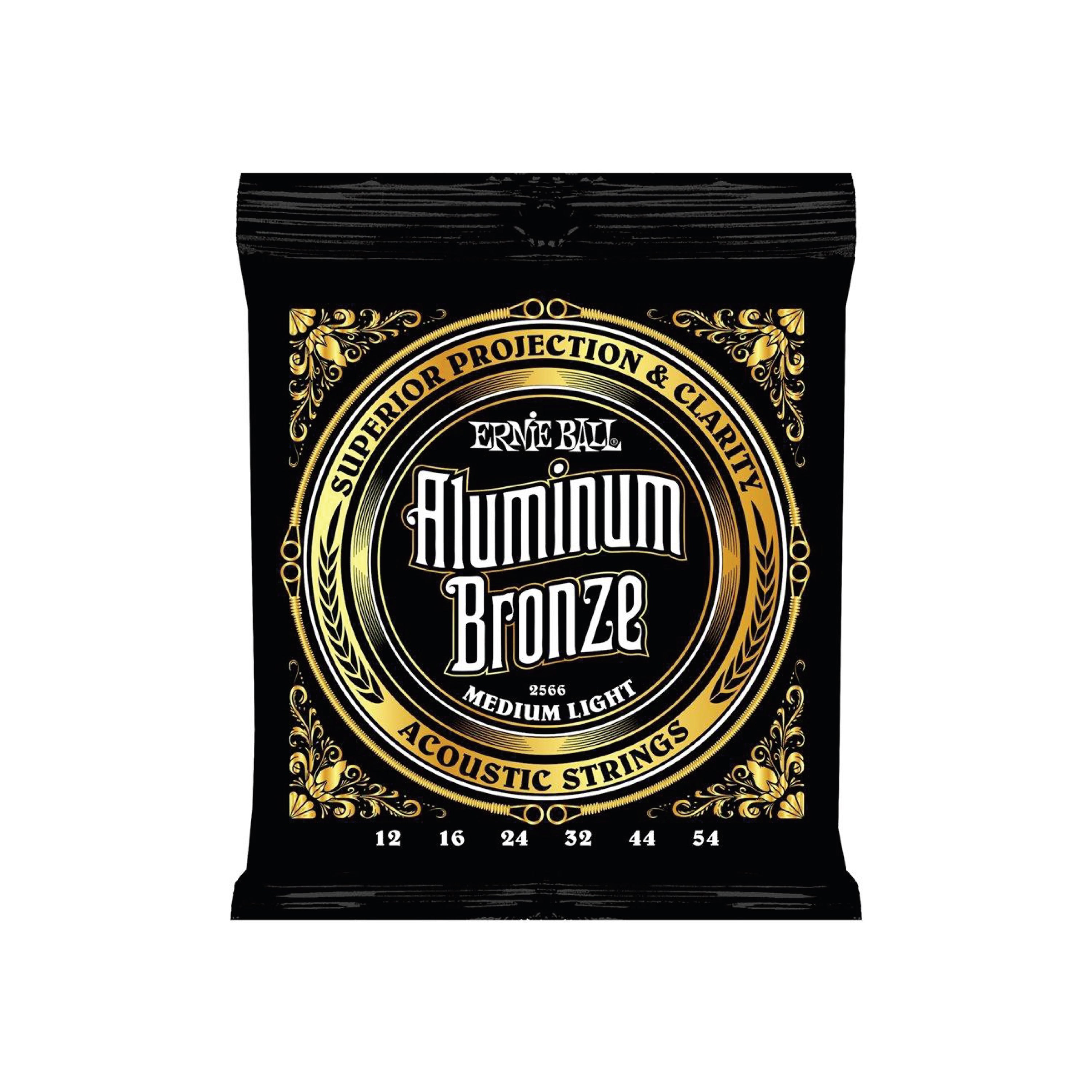 Ernie Ball, 2566, Acoustic Aluminium Bronze Medium Light, 結他弦線