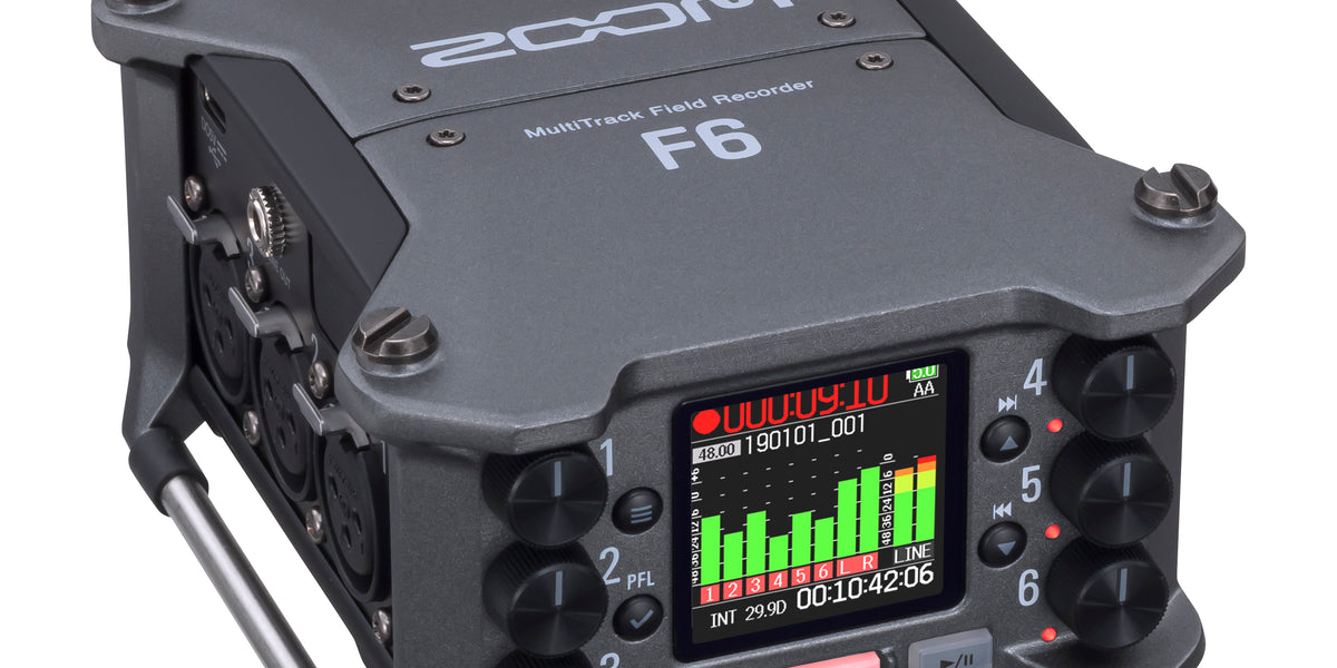 Zoom F6 MultiTrack Field Recorder — Tom Lee Music