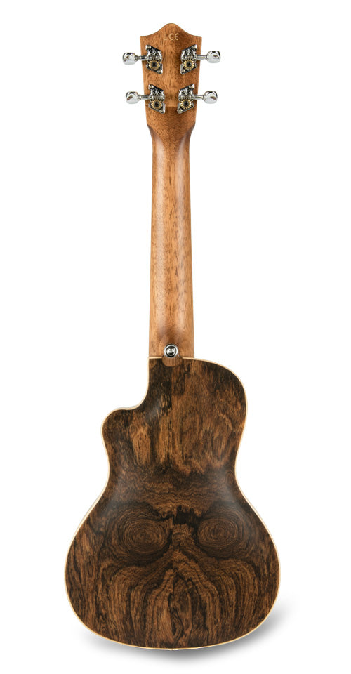 Lanikai FB-CETC Figured Bocote Thin Body Concert with A/E Ukulele