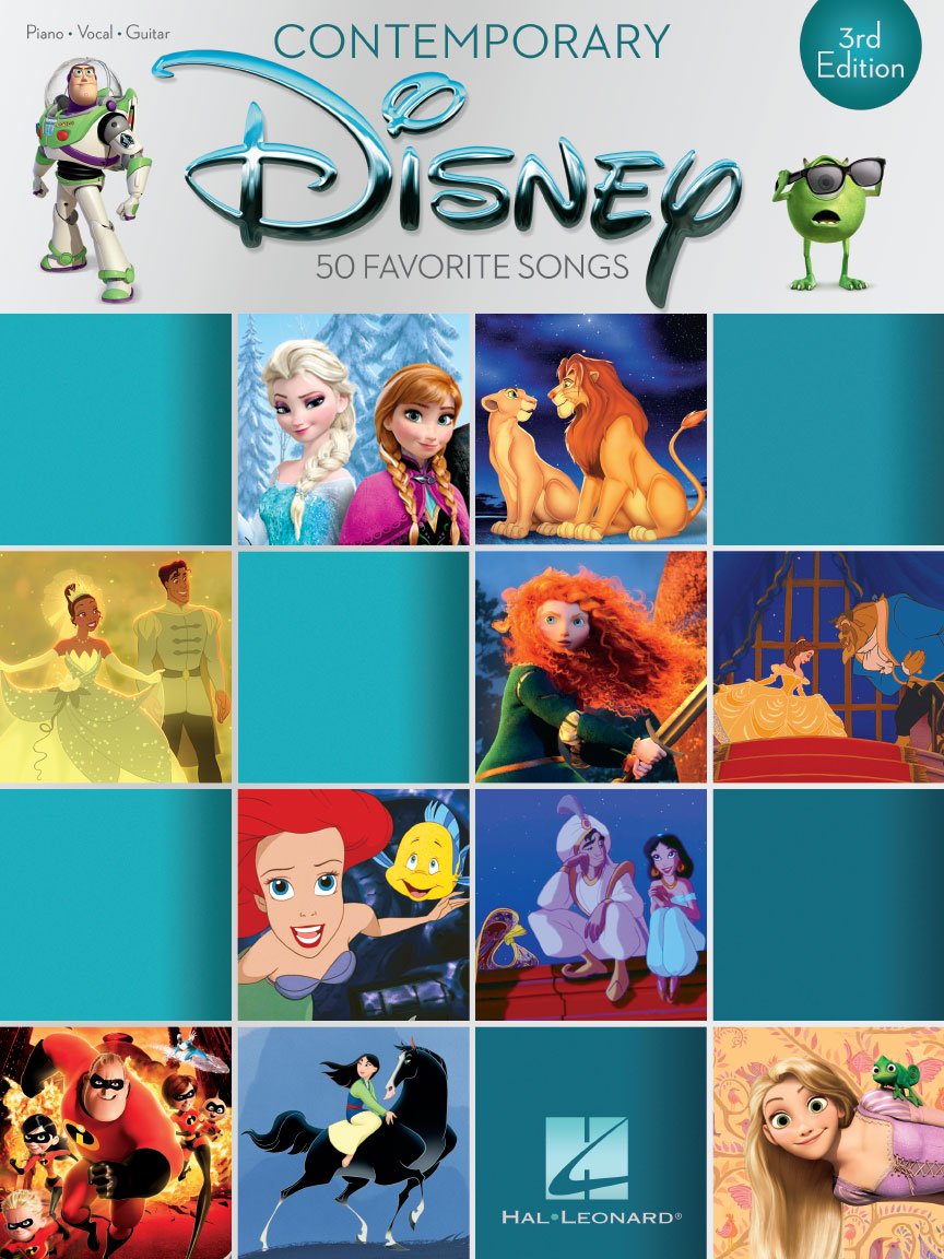 Contemporary-Disney-3rd-Edition-50-Favorite-Songs-Piano-Vocal-Guitar-Songbook