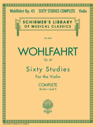 Wohlfahrt – 60 Studies, Op. 45 Complete