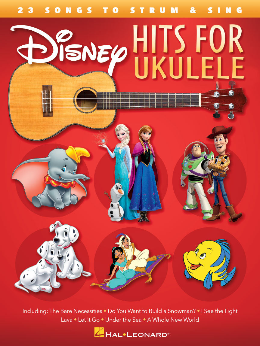 (Package) Hal Leonard Ukulele Method Book 1 + Disney Hits For Ukulele 23首烏克麗麗迪士尼熱門樂譜