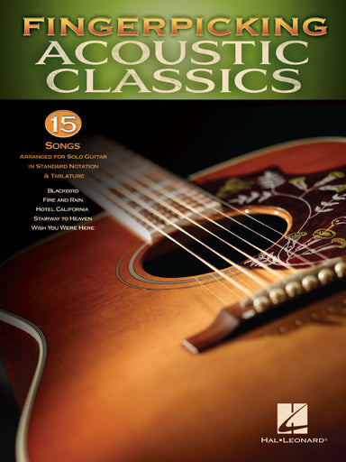 Fingerpicking-Acoustic-Classics
15-Songs-Arranged-for-Solo-Guitar-in-Standard-Notation-Tab