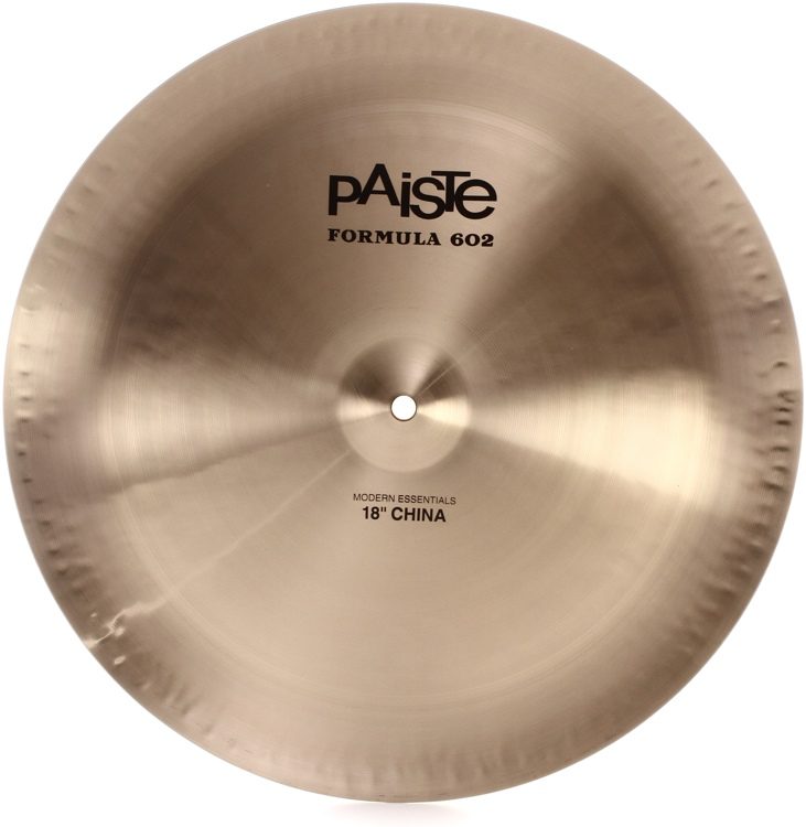 PAISTE Formula 602 Modern Essentials China Cymbal (Available in 18" & 22")