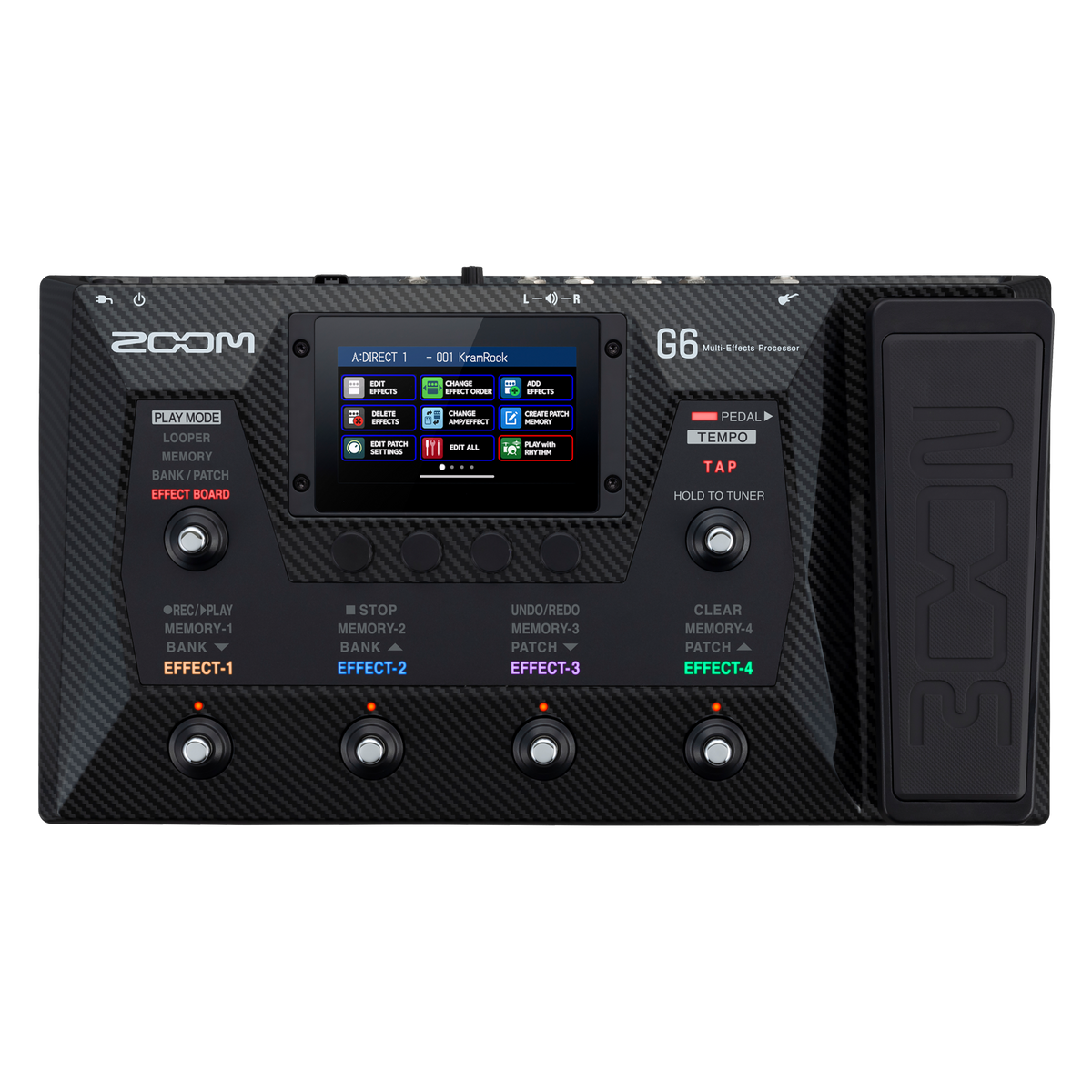 Zoom G6 Multi-Effects Guitar Processor — Tom Lee Music