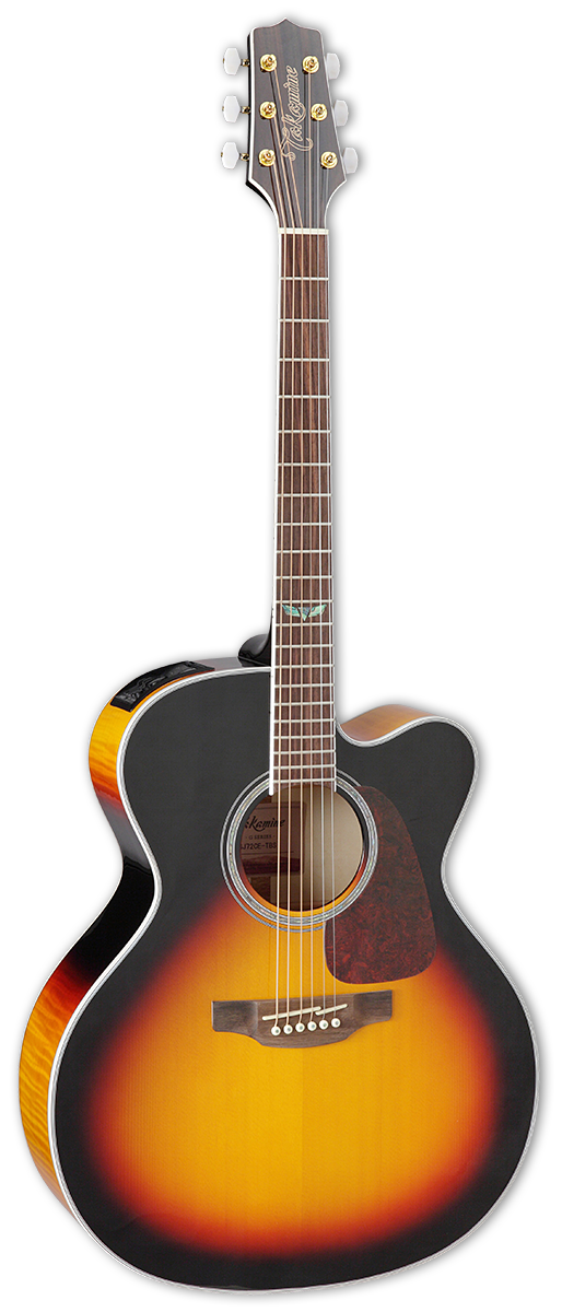 Takamine GJ72CE Electro-Acoustic Guitar - Brown Sunburst (Artist Colour Collection) 電木結他