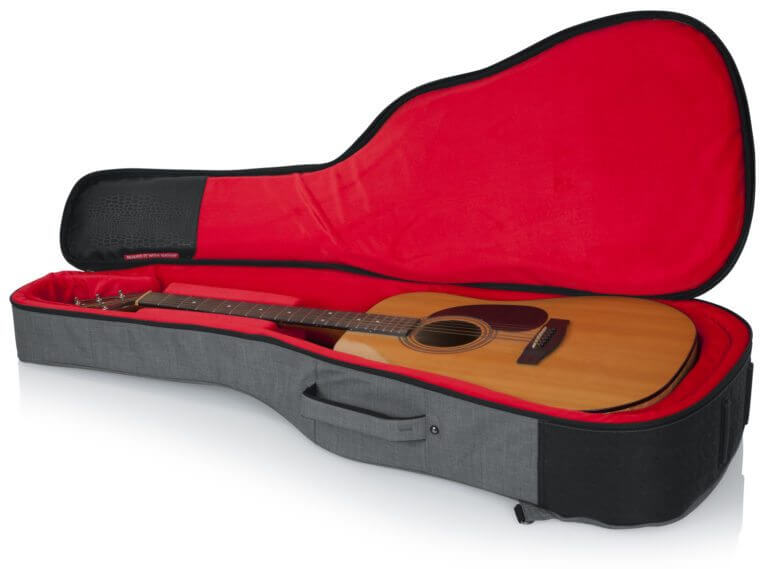 Gator GT-ACOUSTIC-GRY Transit Series Acoustic Guitar Bag — Tom