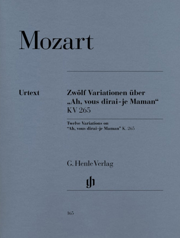 Mozart 12 Variations on "Ah, vous dirai-je Maman" K. 265
