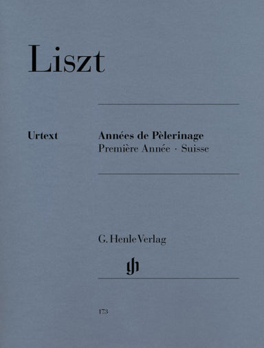 LISZT ANNÉES DE PÈLERINAGE, PREMIÈRE ANNÉE: SUISSE
Piano Solo