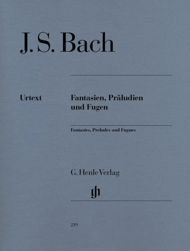 Bach FANTASIES/PRE/FUGUES
