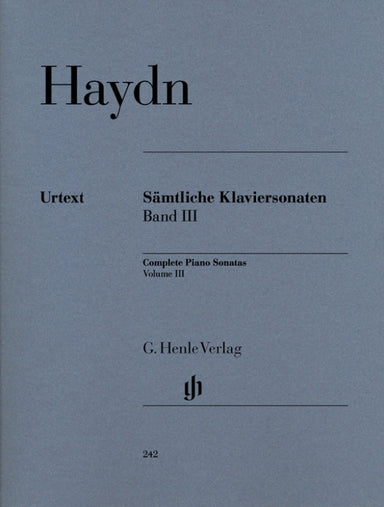 Haydn Complete Piano Sonatas, Volume III