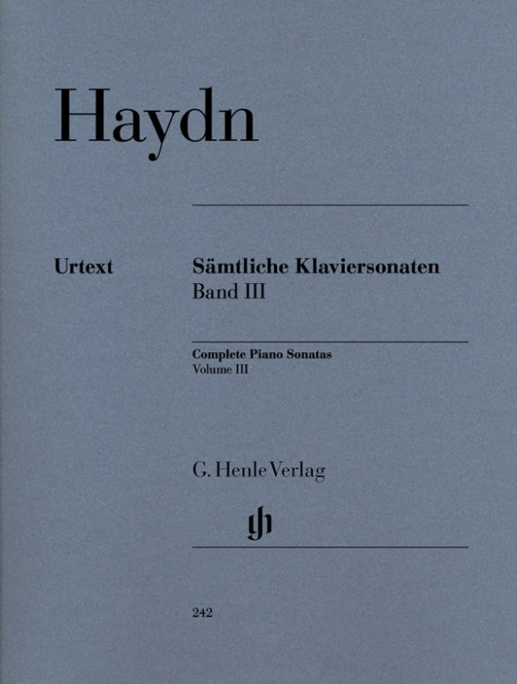 Haydn Complete Piano Sonatas, Volume III