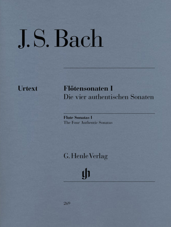 J.S. BACH FLUTE SONATAS – VOLUME 1
The Four Authentic Sonatas – with Violoncello Part