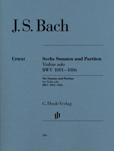 Bach VIOLIN SONATAS & PARTITAS BWV1001-6