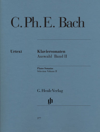 C.P.E. Piano Sonatas, Selection, Volume II