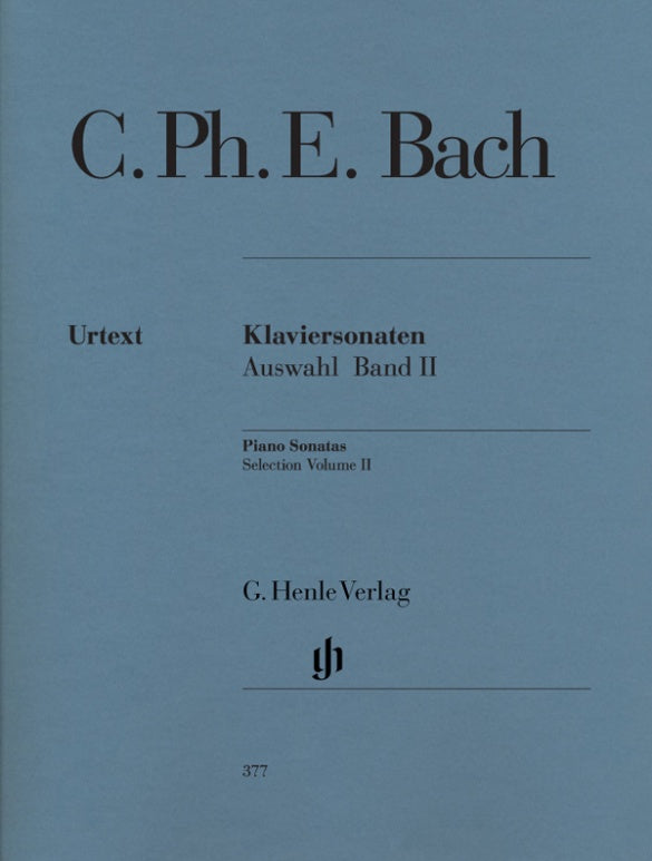 C.P.E. Piano Sonatas, Selection, Volume II