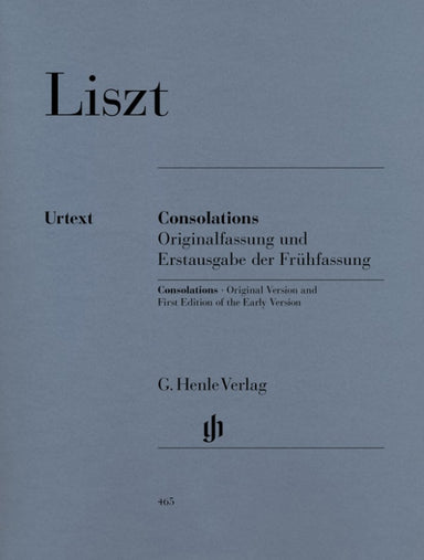 Liszt Consolations (including first edition of the first version)