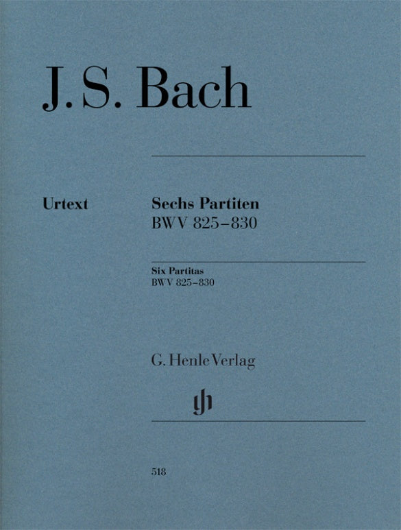 Bach: Six Partitas BWV 825-830 (Piano) Revised edition
