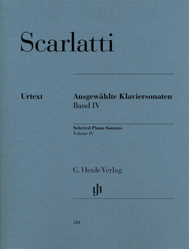 Scarlatti Selected Piano Sonatas, Volume IV